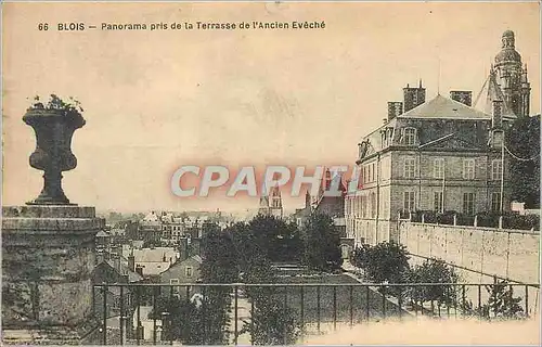Ansichtskarte AK Blois Panorama pris de la Terrasse de l'Ancien Eveche