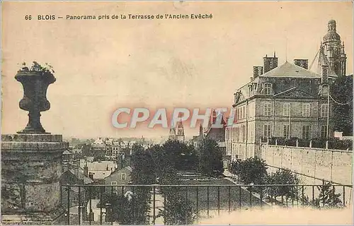 Cartes postales Blois Panorama pris de la Terrasse de l'Ancien Eveche