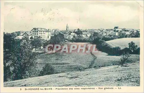 Cartes postales St Honore les Bains Providence des voies Respiratoires Vue Generale