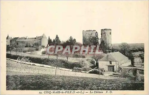 Ansichtskarte AK Cinq Mars la Pile (I et L) Le Chateau