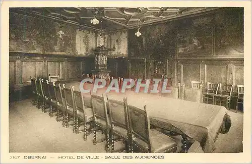 Cartes postales Obernai Hotel de Ville Salle des Audiences