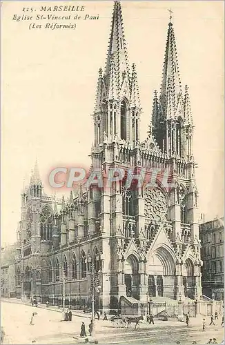 Cartes postales Marseille Eglise St Vincent de Paul (Les Reformes)
