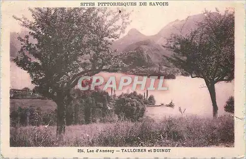 Ansichtskarte AK Lac d'Annecy Talloires et Duingt Sites Pittoresques de Savoie