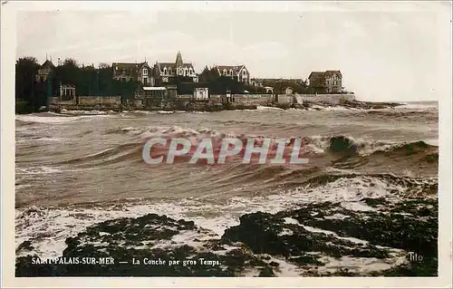 Cartes postales moderne Saint Palais sur Mer La Conche par gros Temps