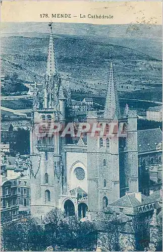 Cartes postales Mende La Cathedrale