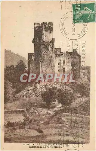 Cartes postales Chateau de Tounoel L'Auvergne