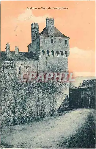 Cartes postales Saint Pons Tour du Comte Pons