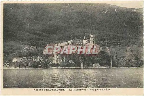 Ansichtskarte AK Abbaye d'Hautecombe le Monastere Vue prise du Lac