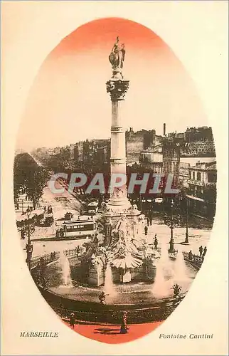 Cartes postales Marseille Fontaine Cantini