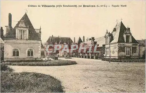 Ansichtskarte AK Chateau de Villesavin (Style Renaissance par Brocieux (L et C) Facade Nord