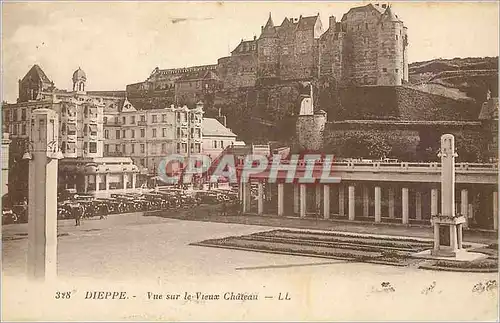 Ansichtskarte AK Dieppe Vue sur le Vieux Chateau