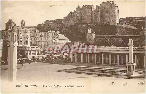Cartes postales Dieppe Vue sur le Vieux Chateau
