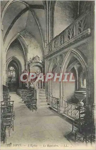 Cartes postales Dives L'Eglise Le Baptistere