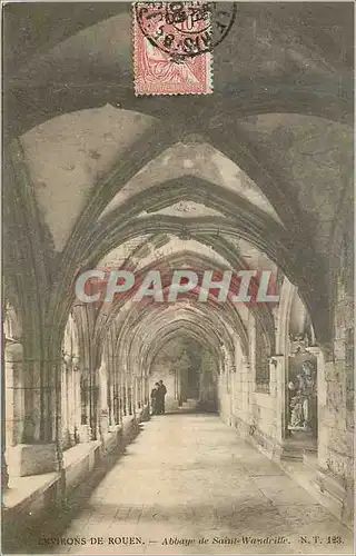 Cartes postales Environs de Rouen Abbaye de Saint Wandrille
