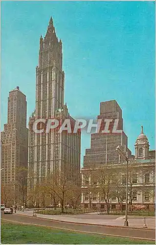 Cartes postales moderne The Woolworth Building on the Lower Manhattan