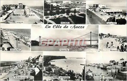 Cartes postales moderne La Cote de Nacre Langrune Riva Bella Luc sur Mer Tancarville Courseulles Arromanches