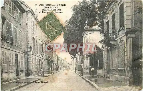 Cartes postales Chalons sur Marne Rue Pasteur
