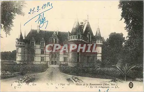 Cartes postales Azay le Rideau Musee de la Renaisance
