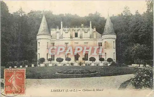 Cartes postales Limeray (I et L) Chateau de Mouce