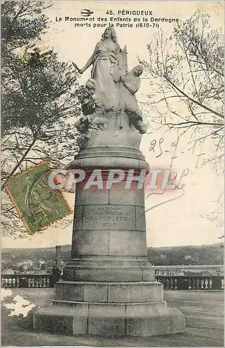 Ansichtskarte AK Perigueux le Monument des Enfants de la Dordogne