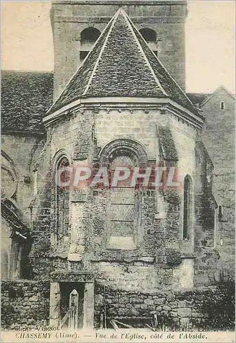 Cartes postales Chassemy (Aisne) vue de l'Eglise Cote de l'Abside