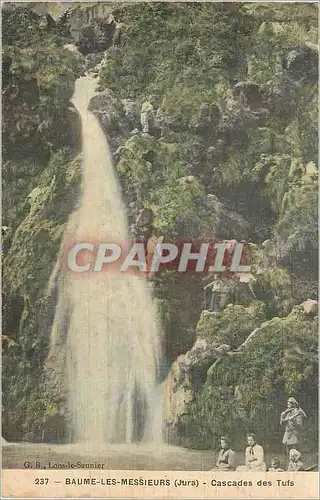 Ansichtskarte AK Baume les Messieurs (Jura) Cascades des Tufs