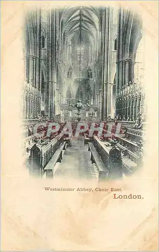 Cartes postales London Westminster Abbey Choir East