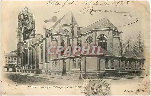 Cartes postales Elbeuf Eglise Saint Jean