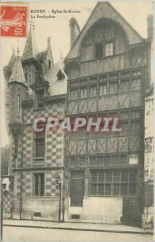 Cartes postales Rouen Eglise St Maclou le Presbytere