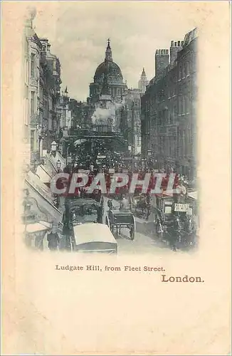 Cartes postales London Ludgate Hill from Fleet Street