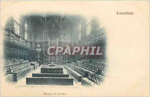 Cartes postales London House of Lords