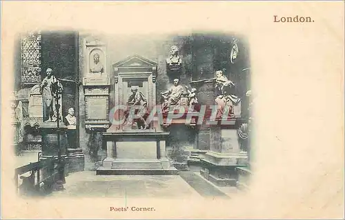 Cartes postales London Poet's Corner