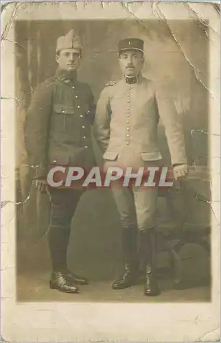 CARTE PHOTO Militaires (105 et 1 sur Col)