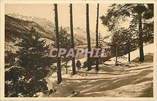 Cartes postales Briancon vue sur la vallee du Lautaret d'Hiver La Brianconnais Artistique