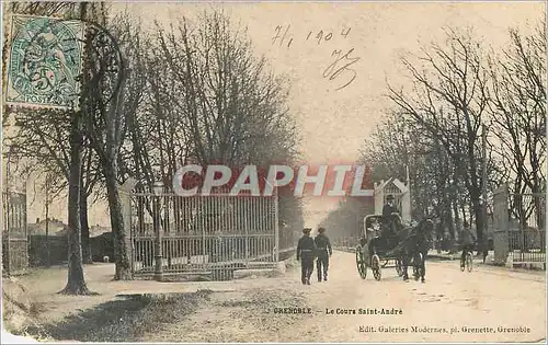 Cartes postales Grenoble le Cours Saint Andre