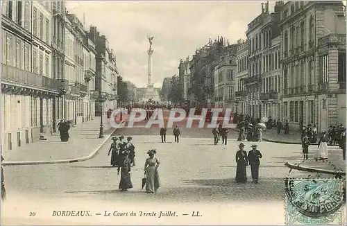 Ansichtskarte AK Bordeaux le Cours du Trente Juillet