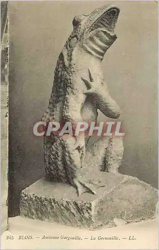 Cartes postales Blois Ancienne Gargouille la Grenouille