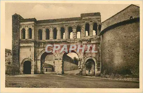 Cartes postales Autun Antique POrte Saint Andre (Exterieur)