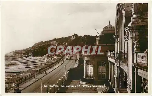 Moderne Karte Sainte Adresse Le Havre le Casino