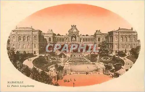 Cartes postales Marseille le Palais Longchamp
