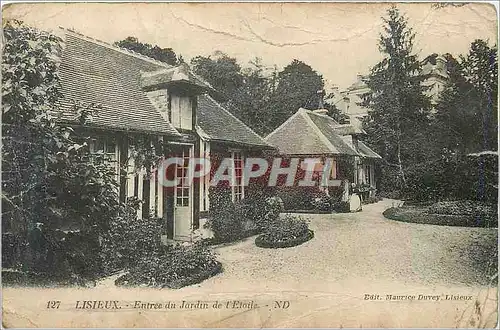 Cartes postales Lisieux Entree du Jardin de l'Etoile