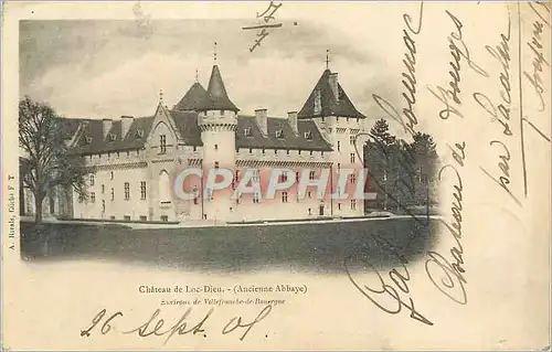 Cartes postales Environ de Villefranche de Rouergue Chateau de Loc Dieu (Ancienne Abbaye)