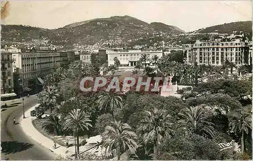 Moderne Karte Nice le Jardin Albert la Cote d'Azur