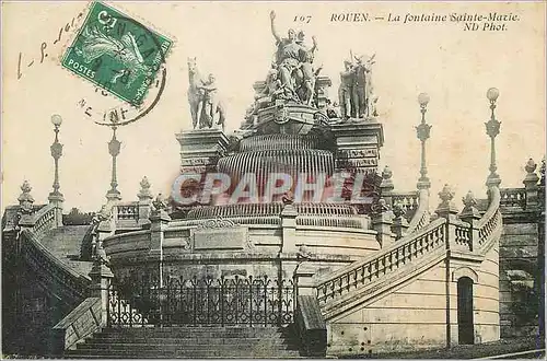 Cartes postales Rouen la Fontaine Sainte Marie