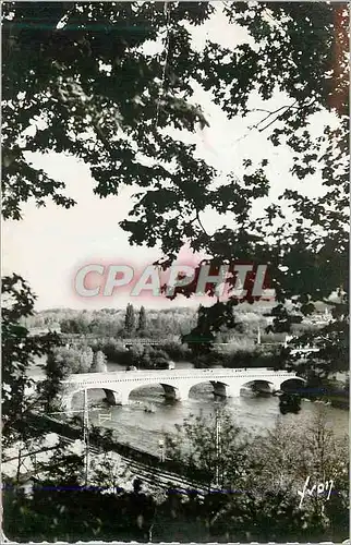 Moderne Karte Pau (Basses Pyrenees) le Gave et les Deux Ponts