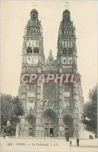 Cartes postales Tours la Cathedrale