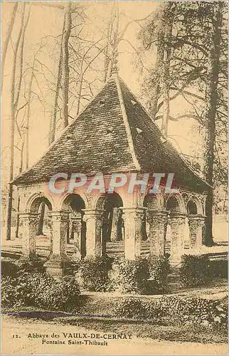 Cartes postales Abbaye des Vaulx de Cernay Fontaine Saint Thibault