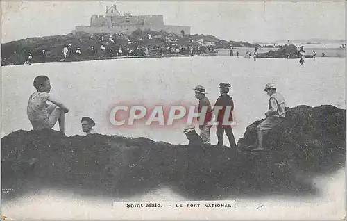 Ansichtskarte AK Saint Malo le Fort National