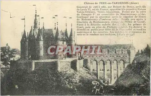 Cartes postales Chateau de Fere en Tardenois (Aisne)