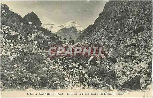Cartes postales Gavarnie (H Pyr) le Chaos